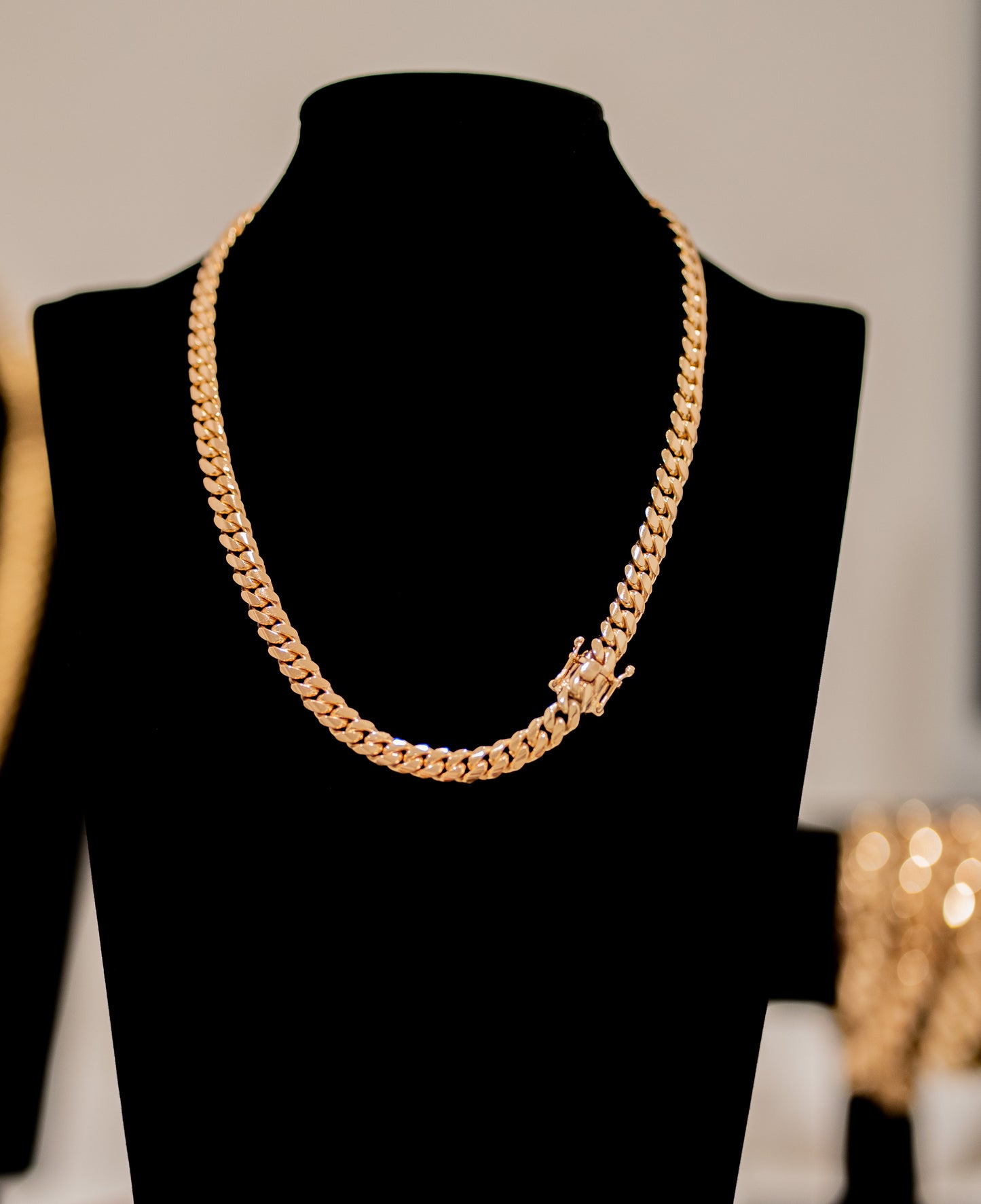14K Gold Bonded Silver Cuban Links