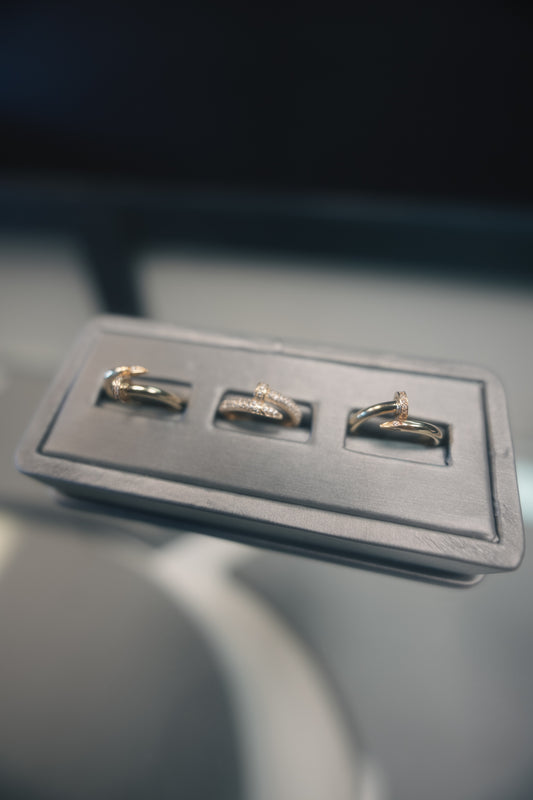 10kt Flooded Nail Ring