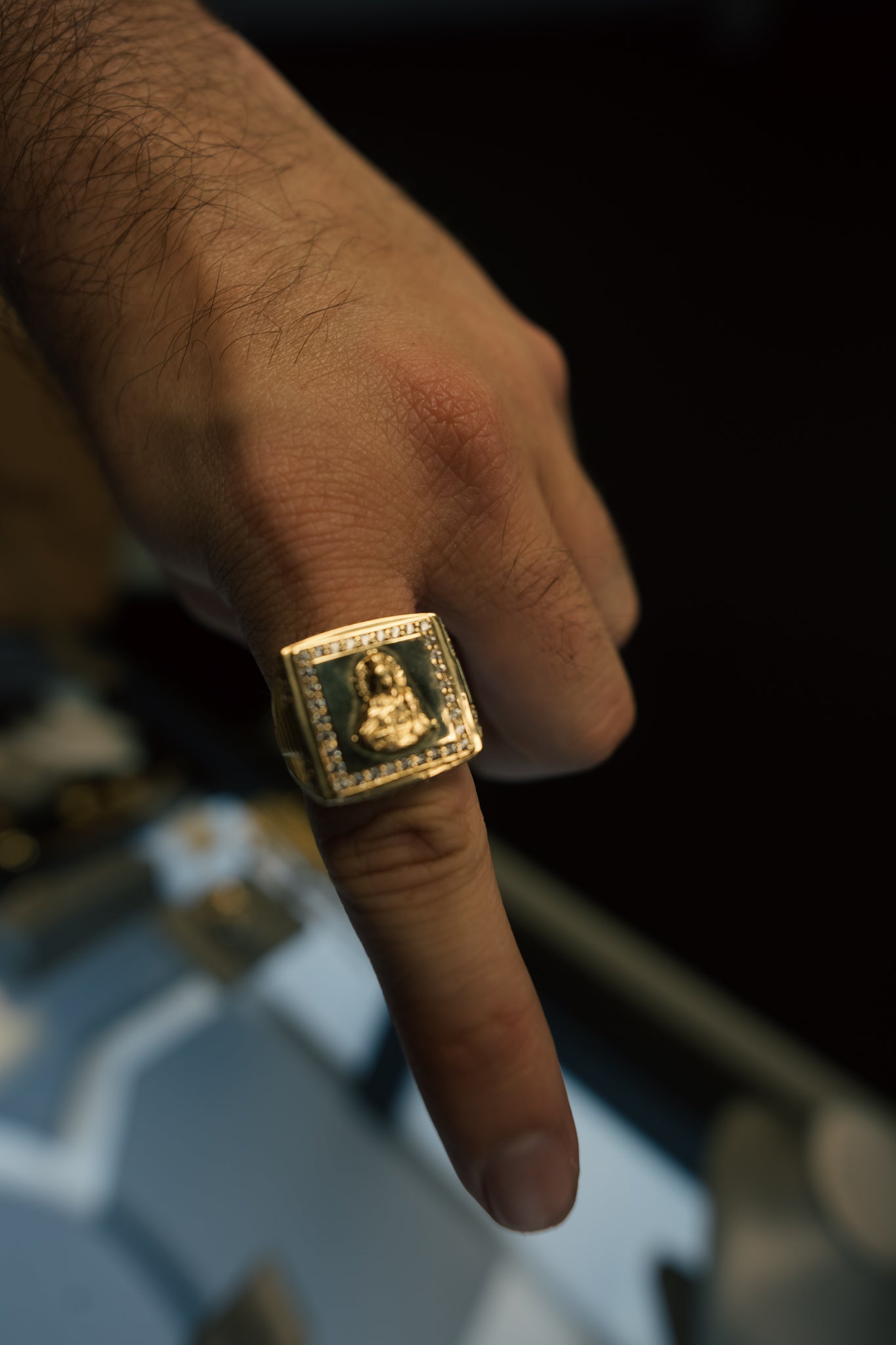 10kt Saint Barbara Ring
