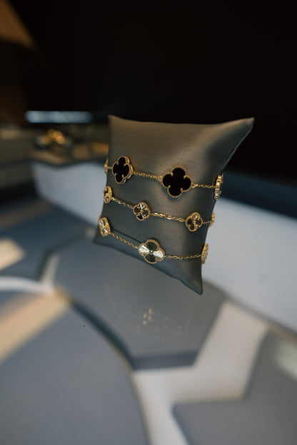 10kt Clover Bracelet