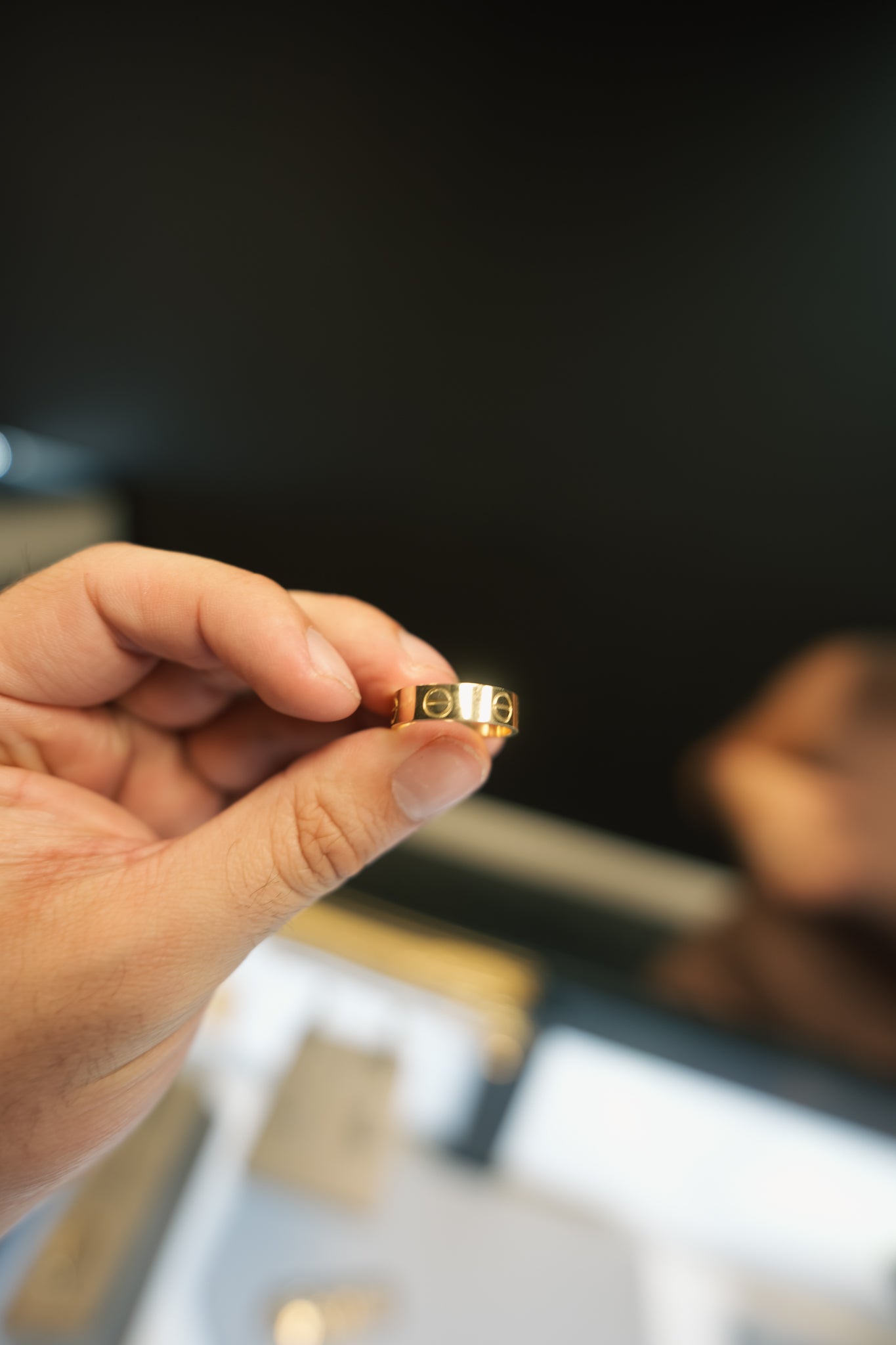10kt Screw Ring