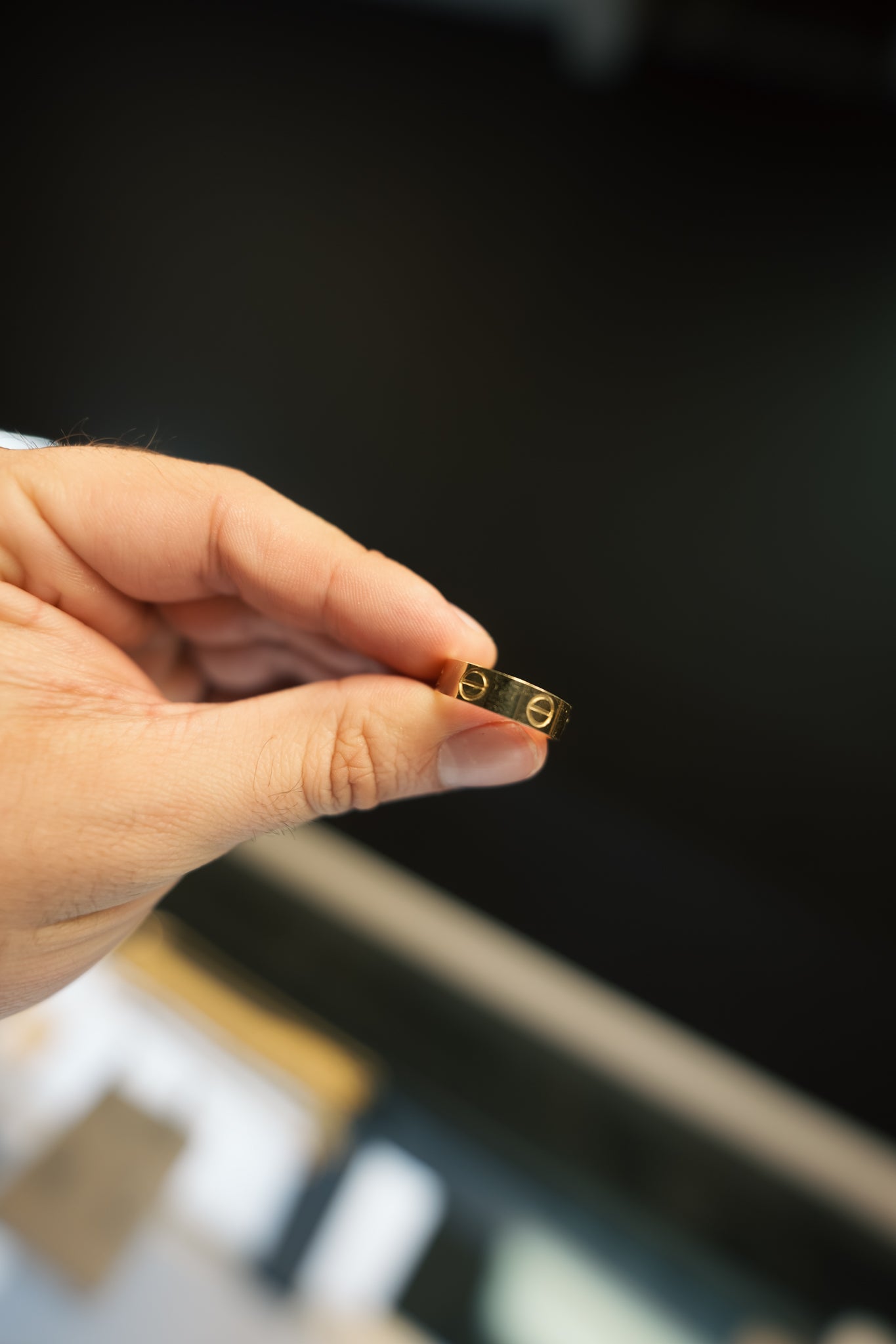 10kt Screw Ring