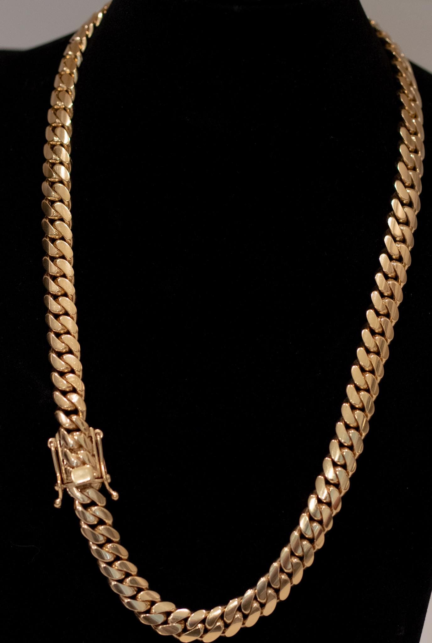 14K Gold Bonded Silver Cuban Links