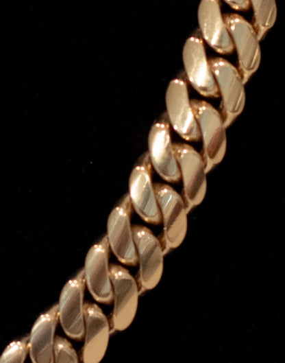 14K Gold Bonded Silver Cuban Links